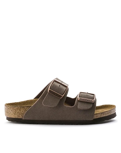 Birkenstock - Arizona Kids Birkibuc Sandal - Mocha
